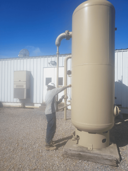 Vessel inspection by EARTHRES Vessel inspection by EARTHRES